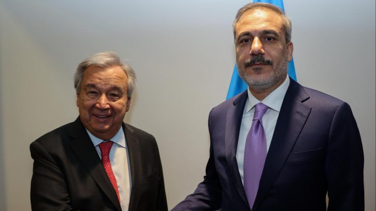 Bakan Fidan, BM Genel Sekreteri Guterres’le görüştü